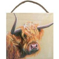 Louise Brown I Need A Haircut Wooden Plaque in Taupe