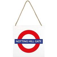 Transport for London Notting Hill Gate Wooden Block in Off-White