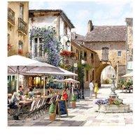 Richard Macneil Courtyard Cafe Print