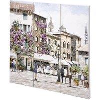 Richard Macneil Sunshine Square Wood Plaque