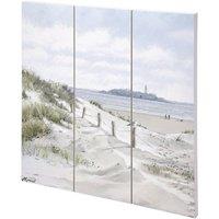 Richard Macneil White Sands II Wood Plaque