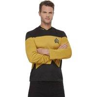 Star Trek: The Next Generation Operations Uniform Costume Top in Yellow | Size: XL