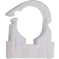 Securplumb Pipe Clips (Pack of 50) in White