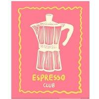 Studio Dolci Espresso Club Print in Pink