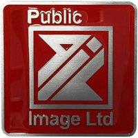 PIL (Public Image Ltd) Logo Fridge Magnet in Dark Red