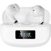 Kelvenix Wireless Bluetooth Earbuds, In-Ear Headphones for All Phones in White