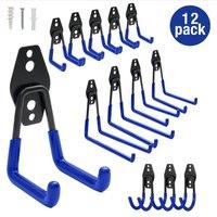 Kelvenix blue 12PCS Heavy Duty Steel Garage Storage | Size: 10000mm x 520mm