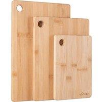 SPETLEK Bamboo Chopping Board Set of 3 in Natural | Size: 0.6m2