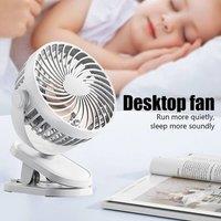SPETLEK Portable Clip on Fan USB White1x in White