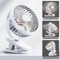 SPETLEK Portable Clip on Fan USB White 2x