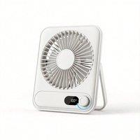 NESTLUNE Portable USB Fan Mini Desk Table Air Cooling Desktop Personal in White