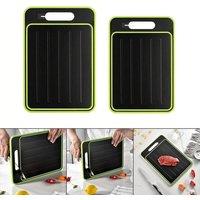 Kelvenix L 4 in 1 Thawing Tray & Cutting Board in Black | Size: 0.6m2