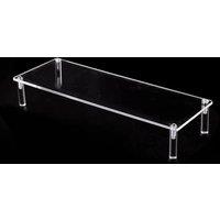 Kelvenix 1 Tier Acrylic Riser Display Shelf in Clear | Size: 0.6m2