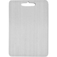 Kelvenix Stainless Steel Cutting Board 39x28cm in Silver | Size: 0.6m2