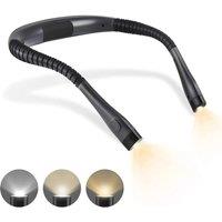 Kelvenix Hands-free Knitting Huglight Over Neck Flexible in Black