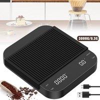 FLAVORA Kitchen Scales Digital Kitchen Scales Food Scale Rechargeable in Black | Size: 100 cm x 15 cm