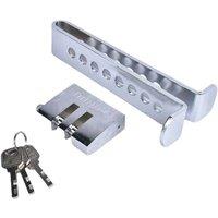 SPETLEK Universal Auto Car Brake Clutch Stainless Pedal Lock in Silver