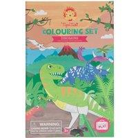 Tiger Tribe Dinosaur Toy Colouring Set & Drawing Set