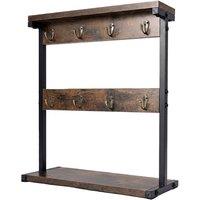 Levede Mug Holder Stand Coffee Cup Rack Organiser Countertop Mug Tree Hooks in Brown