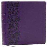 Thomas Nelson NKJV Giant Print End-of-Verse Reference Bible, Purple Leathersoft