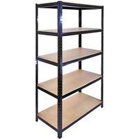 Monstershop Monster Racking T-Rax Warehouse & Garage Metal Shelving, Black, 90cm in Black