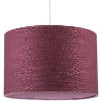 Happy Homewares Tawny Port Burgundy Textured Linen Pendant Light Shade with Diffuser | Size: 12 inches