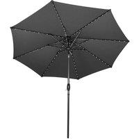 Monstershop LED Tilt Parasol 2.7m - Grey