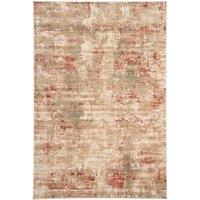 Kukoon Beige Distressed Abstract Soft Pile Living Room Area Rug | Size: 240 cm x 330 cm