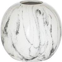 Hill Interiors Pudding Marble Vase in White