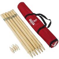 Kookaburra Pro Cricket Stumps Set in Cream