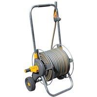 Hozelock 2436 60m Metal Pro Hose Cart & 30m Of 12.5mm Hose
