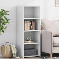 Berkfield Home Highboard White 45x41x124 cm Engineered Wood | Size: 45 x 41 x 124 cm