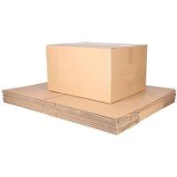 SPETLEK Moving Boxes Pack of 10 in Khaki | Size: Large