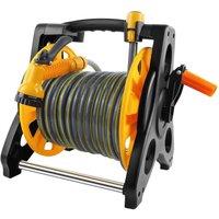 NESTLUNE Retractable Garden Hose Reel with 30m Water Pipe in Yellow | Size: 1.25kg