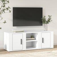 Berkfield Home TV Cabinet White 100x31.5x35 cm Engineered Wood