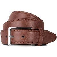 Woodland Leathers Men's Men's Leather Lined Belt 1.25 Classic Belt in Brown | Size: 2XL