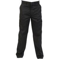 Absolute Apparel Men's Combat Workwear Trouser in Black | Size: 34L