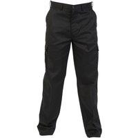 Absolute Apparel Men's Combat Workwear Trouser in Black | Size: 34S