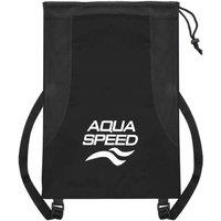 Aqua Speed Men's Large Mesh Pool Backpack | Ventilated Bag for Wet Gear Storage in Black