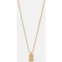 Serla Women's Initial Pendant Gold Plated Necklace Letter Y