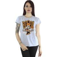 Disney Women's Boo Trick Or Treat Minnie Mouse T-Shirt in Grey | Size: 2XL