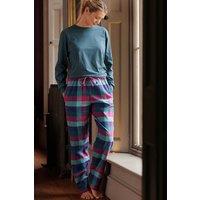 British Boxers Women's 'Montrose' Check Brushed Cotton Pyjama Trousers | Size: Medium