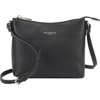 Paul Costelloe Women's Denia Leather Cross Body Bag in Jet Black
