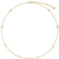 Gold Trip Women's Pearl Satellite Necklace in Gold