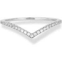 Gold Trip Women's Wishbone Ring in Silver | Size: 6