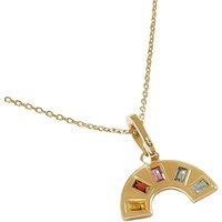 Gold Trip Women's Rainbow Pendant in Gold