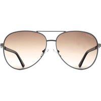 Guess Women's Aviator Grey White Brown Gradient GU00173