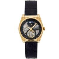 Heritor Automatic Men's Daxton Skeleton Watch - Blue in Gold