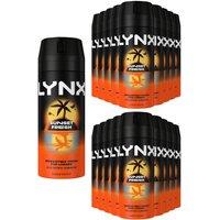 Lynx Sunset Fresh Men's Deodorant Body Spray 150ml, 18 Pack in Black