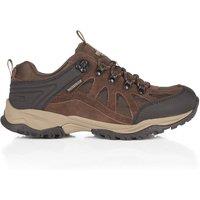 Northwest Territory Men's Steen Leather Waterproof Walking Shoes in Brown | Size: 8